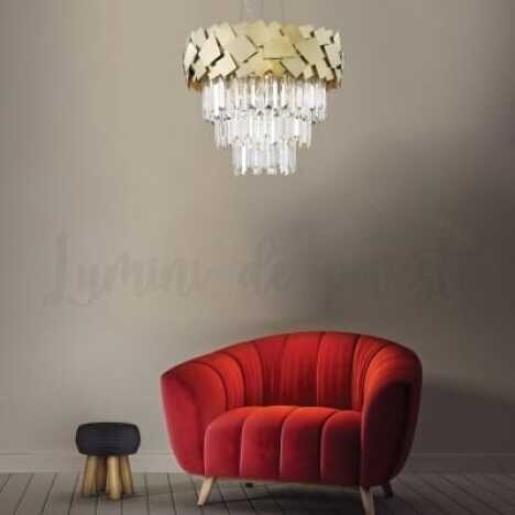 Candelabru Lorette Gold 300, 5 surse de iluminare